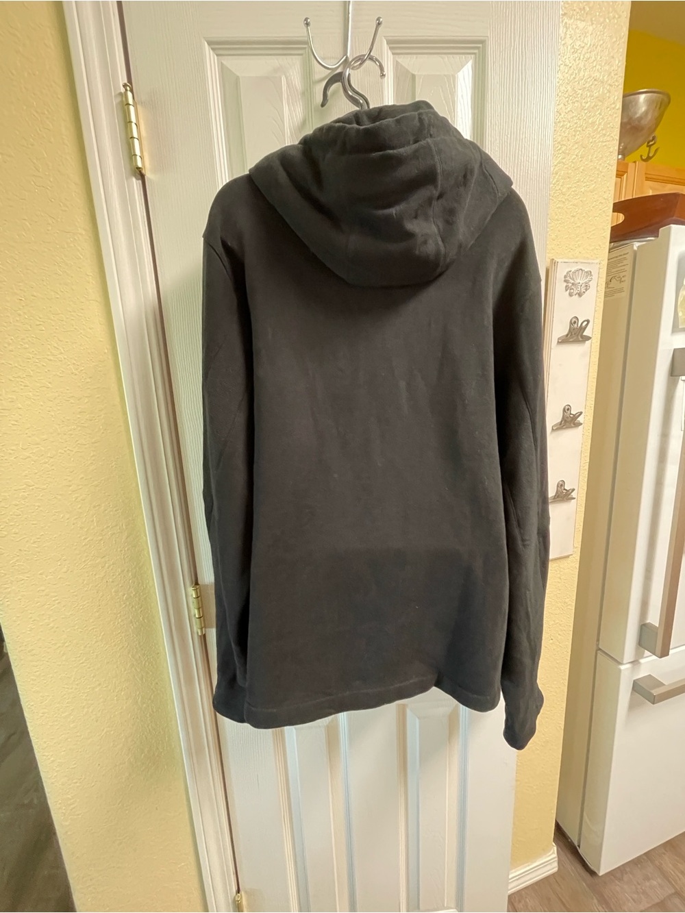 Helmut Lang Black Full-Zip Hooded Sweatshirt - Picture 3 of 15